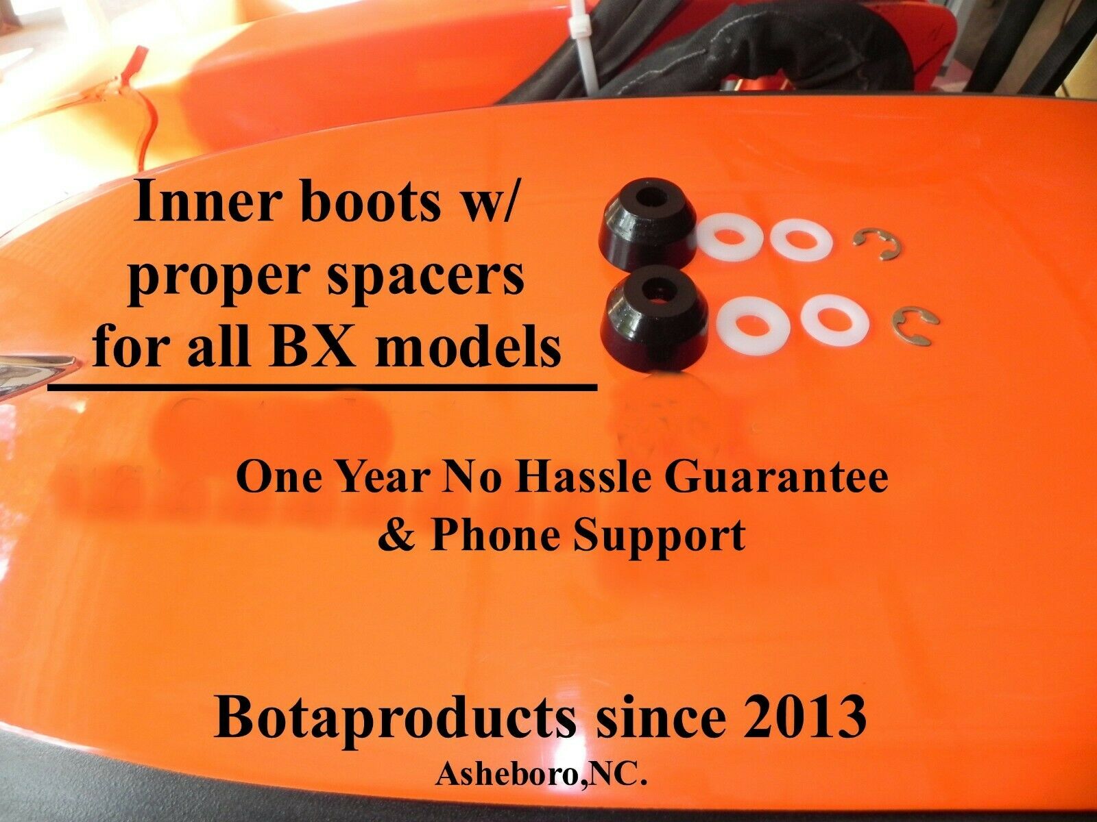*kubota Bx & Gr Poly Inner Tie Rod Boots Upgrade (all Bx Models) 1 Yr Warranty