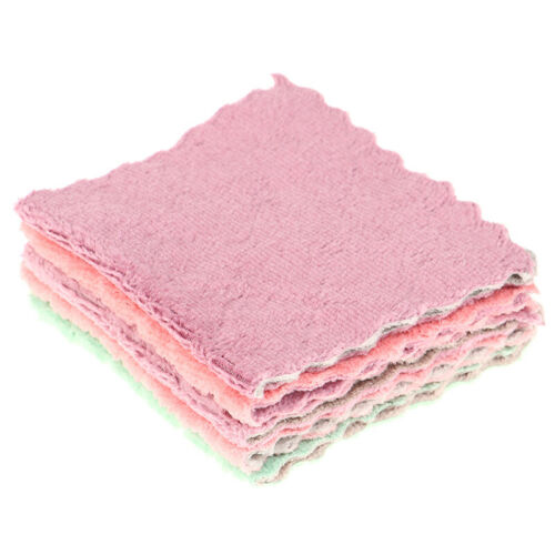 10pcs Super Absorbent Kitchen Towels Soft Microfiber Cleaning Cloths Mn