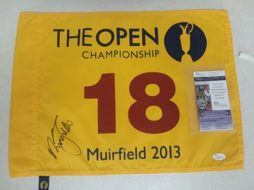 2013 Open Championship Pin Flag Muirfield Golf Links Nick Faldo Ryder Pga